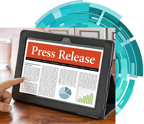 A tablet computer on a desk - Press Release