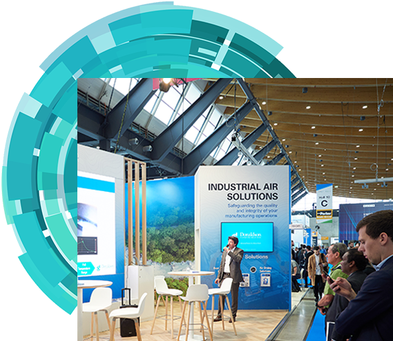Exhibitor booth at The Battery Show Europe